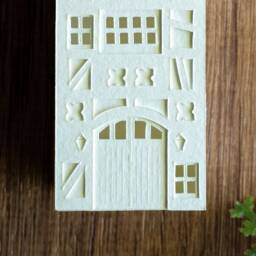 London Christmas Ornament, London Handmade Of Layered Artisan Paper - thumbnail 3