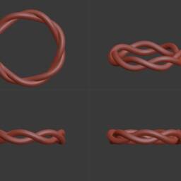 Torus Band Ring 3D Model Jewelry Cad File - Stl - thumbnail 3