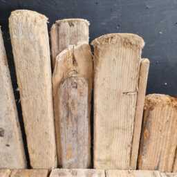 Solid Driftwood Garden Bench, Raw Wood Outdoor Furniture - thumbnail 3