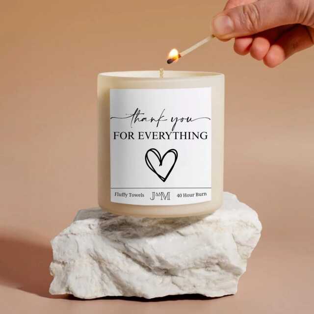 Thank You Gift. Candle Gift Set. Friend Gifts. Gifts For Her Thank - image 1