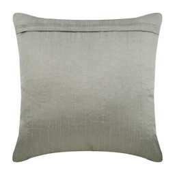 "Art Silk Silver Toss Throw Pillow 16""x16" - thumbnail 3