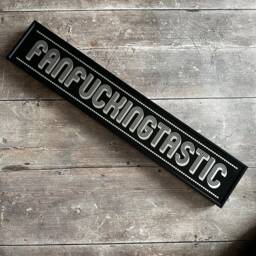 Fanfukingtastic Framed Metal Print Retro Gallery Wall Art - thumbnail 2