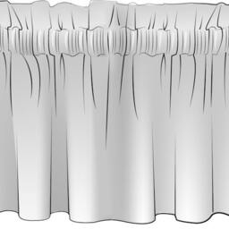 Tailored Valance, Panama Coral, Lined - thumbnail 2