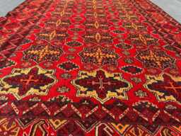Gorgeous Baluch Tribal Area Decor Rug, High Pile Wool Bed Room Rustic Rug - 4.5x6.3 Ft
