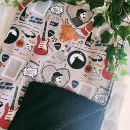 Blanket - The Nineteen Seventy Five Band Pattern Throw At Their Very Best Music - 4 Week Turnaround - thumbnail 1