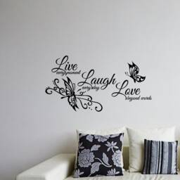 Live Love Laugh Family Wall Decal Art Decor Quote Sticker #1468 - thumbnail 2