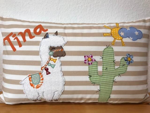 Children Pillow With Name Cuddly 30x50cm - image 1