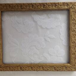 Golden Picture Frame With Sweet Lace - thumbnail 3