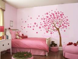 Cherry Blossom Tree Wall Decals, Nursery Decor