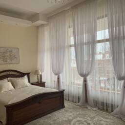 Modern Light Curtain White Voile Farmhouse/Country/Cottage/Cafe Window Decor Curtains Of The Linen Look - thumbnail 3