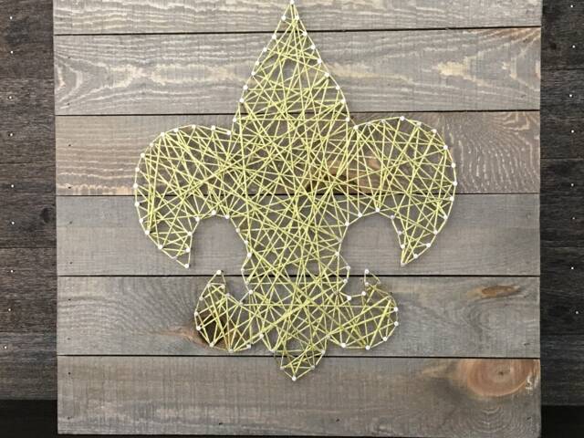 Fleur De Lis String Art - image 1