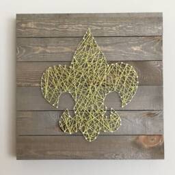 Fleur De Lis String Art - thumbnail 2