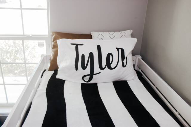 Personalized Name Pillowcase Only Nursery Decor, Kids Bedding - image 1