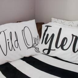 Personalized Name Pillowcase Only Nursery Decor, Kids Bedding - thumbnail 2