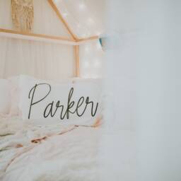Personalized Name Pillowcase Only Nursery Decor, Kids Bedding - thumbnail 3