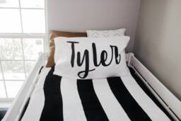 Personalized Name Pillowcase Only Nursery Decor, Kids Bedding - thumbnail 1