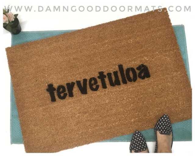 Tervetuloa Finnish Welcome Mat - Funny New Home Doormat - image 1