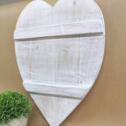 Wooden Wall Heart, Hanging Heart, Home Decor, Rustic Decor - thumbnail 2