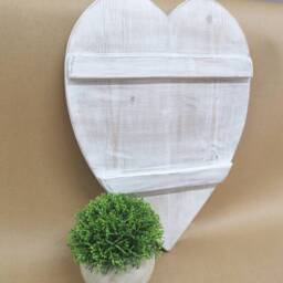 Wooden Wall Heart, Hanging Heart, Home Decor, Rustic Decor - thumbnail 3