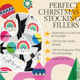 Stocking Fillers Personalised Iphone Charger Sticker Mum Dad Christmas Gifts Woman Man Kids Delivered in A Rainbow Gift Card Only - thumbnail 2
