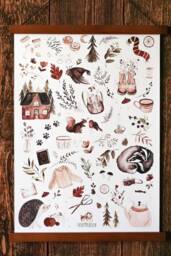 Poster Forest Animals Children's Room Picture Stationery Decoration - thumbnail 1