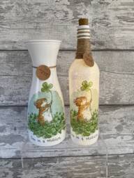 Mouse Vase & Light Up Bottle Set, Gifts, Fox Autumn, Xmas Special Gift, One in A Million - thumbnail 1