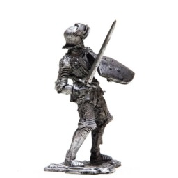 Tin 54mm English Knight 13Th Century Metal Castings Miniature - thumbnail 3