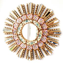 "Peruvian Mirrors ""Lime Pink 40cm"
