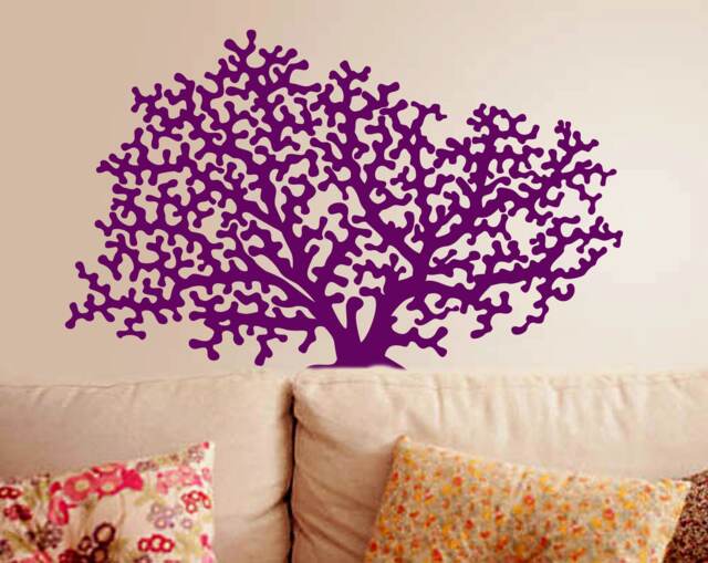 Reef Tropical Ocean Coral Vinyl Wall Decal Home Decoration Stickers - image 1
