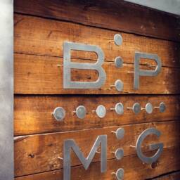 Custom Polished Steel Sign Loft Style Metal Plaque - thumbnail 2