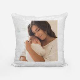 Personalised Mother's Day Gift, Picture Cushion, Nanny New Mum Reversible Cushion Gift For Mum, Birthday - thumbnail 2