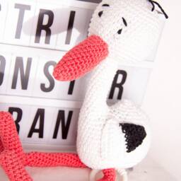 Crochet Animal Stork/Cuddly Toy - thumbnail 2