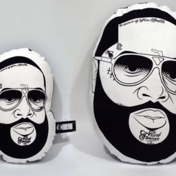 Rick Ross Hip Hop Throw Pillow Illow Large Decorative Rapper Cushion Dorm Couch Decor Hustlin - thumbnail 2