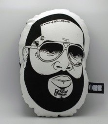 Rick Ross Hip Hop Throw Pillow Illow Large Decorative Rapper Cushion Dorm Couch Decor Hustlin - thumbnail 1