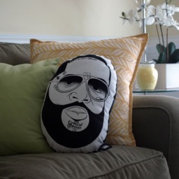 Rick Ross Hip Hop Throw Pillow Illow Large Decorative Rapper Cushion Dorm Couch Decor Hustlin - thumbnail 3