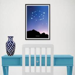 Zodiac Signs, Horoscope Constellations Posters - Poster Printing Wall Art Print For Home Office Decor Cancer - thumbnail 2
