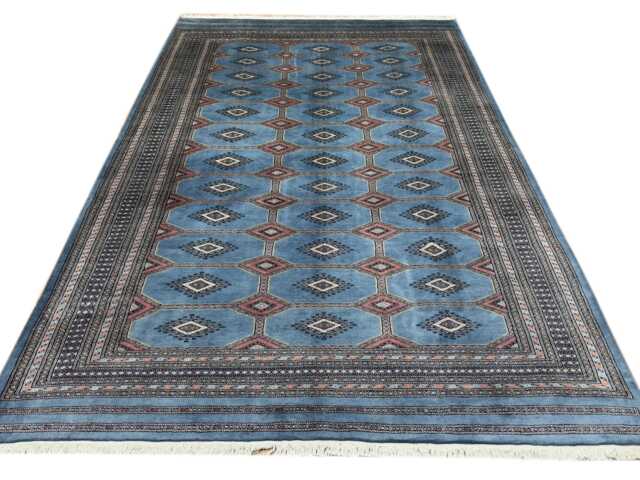 7x10 Flint Gray Bokhara Rug - 2.00x3.00 Bedroom Luxury Area Turkish Fine Quality Afghan - image 1