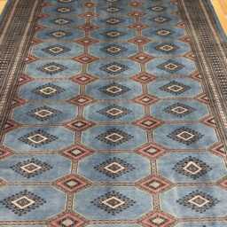 7x10 Flint Gray Bokhara Rug - 2.00x3.00 Bedroom Luxury Area Turkish Fine Quality Afghan - thumbnail 3