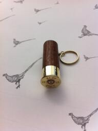 Eley Solid Walnut Keyring Gift Lovely Wood