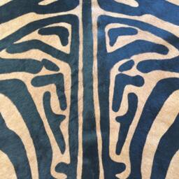 Cowhide Rug Zebra Black & Brown Unique A261 2.1 X 1.9 M Or 6.9 6.1 Ft Cow Hide Peau De Zebre Zebra Printed - thumbnail 3