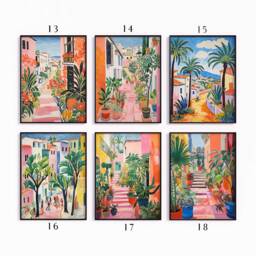 Israel Poster Set, Israeli Travel Prints, Jewish Decor, Jerusalem Print, Tel Aviv Poster, Gallery Wall, Gift, A1/A2/A3/A4 - thumbnail 3