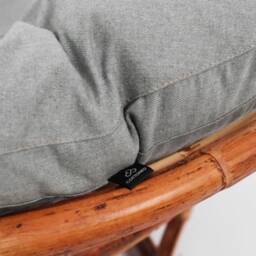 Custom Organic Cotton Papasan Chair Cushion With Washable Cover - Or Only Any Size, Shape & Fabric On Request - thumbnail 3