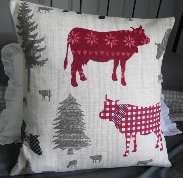 2 Patternsholiday Prints.country Holiday.christmas Pillows.slipcovers.farmhouse Pillows.farmhouse Slipcovers.toss Pillows.farm Decor - image 1