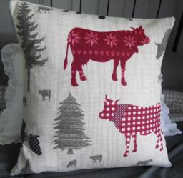 2 Patternsholiday Prints.country Holiday.christmas Pillows.slipcovers.farmhouse Pillows.farmhouse Slipcovers.toss Pillows.farm Decor