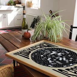 This Kitchen Is For Dancing Print, Disco Ball, Retro Poster, Trendy Wall Art, Prints, Decor, Unframed - thumbnail 3