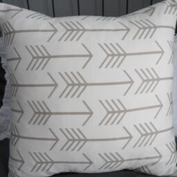 Arrow.valentines.neutrals.toss Pillows.throw Pillows.farmhouse Style.tribal.taupe.white.slipcovers.pillow Covers.home Decor - thumbnail 3