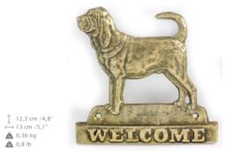 Bloodhound, Dog Welcome, Hanging Decoration, Limited Edition, Artdog - thumbnail 1