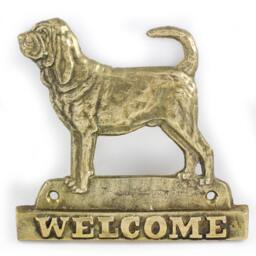 Bloodhound, Dog Welcome, Hanging Decoration, Limited Edition, Artdog - thumbnail 2