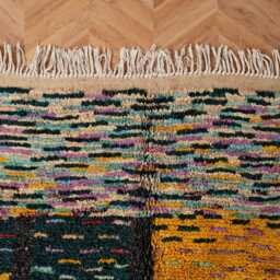 Moroccan Rug, Authentic Berber Vintage Boujaad 6x9 Rug - thumbnail 3