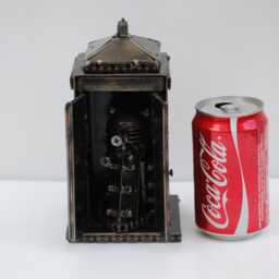 Police Box Recycle Scrap Metal Sculpture, Decoration Items, Geek Valentine Gifts - thumbnail 3